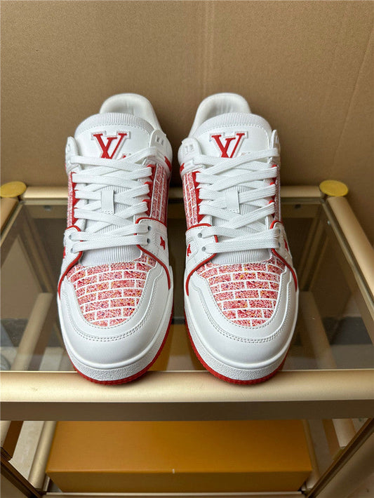 Tenis LV Trainer White Red