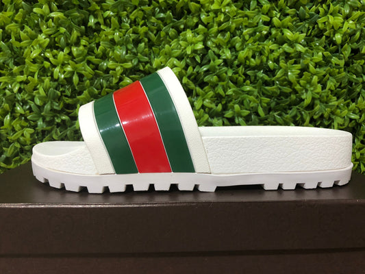 Gucci Web Slide ChineloWhite