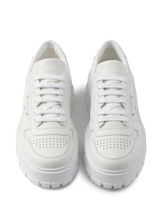 Tênis Prada Downtown Bold De Couro