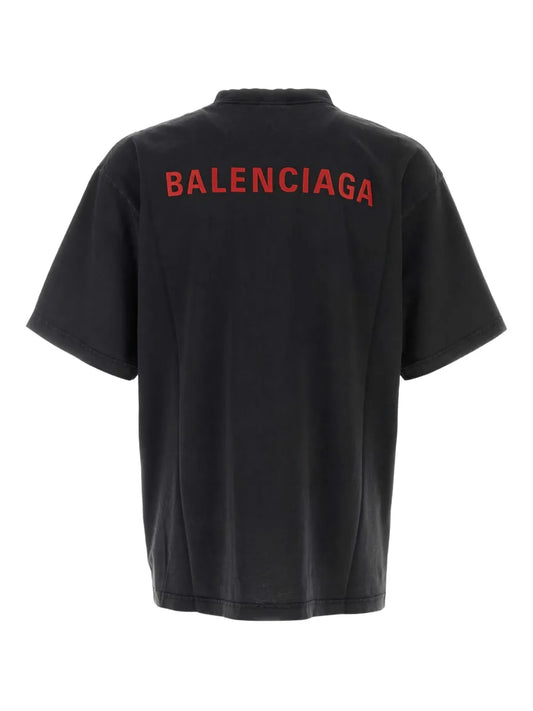 Camiseta Balenciaga Logo Red