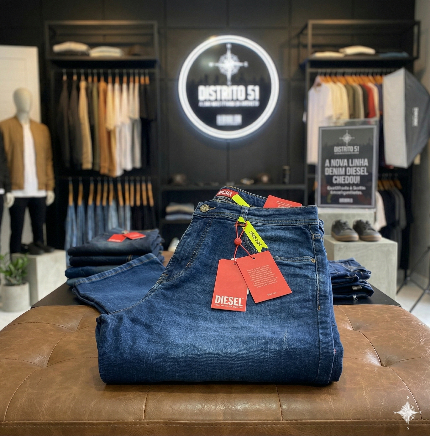 Calça Jeans Escuro Diesel ( Pronta Entrega )