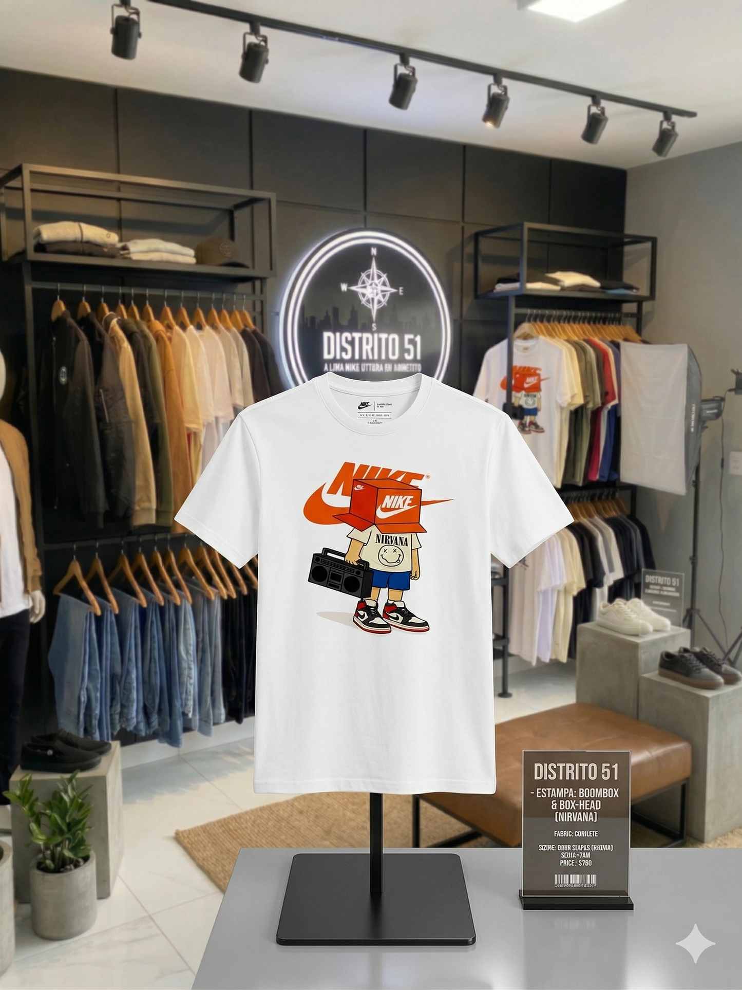 Camiseta Oversized Nike (Pronta Entrega)