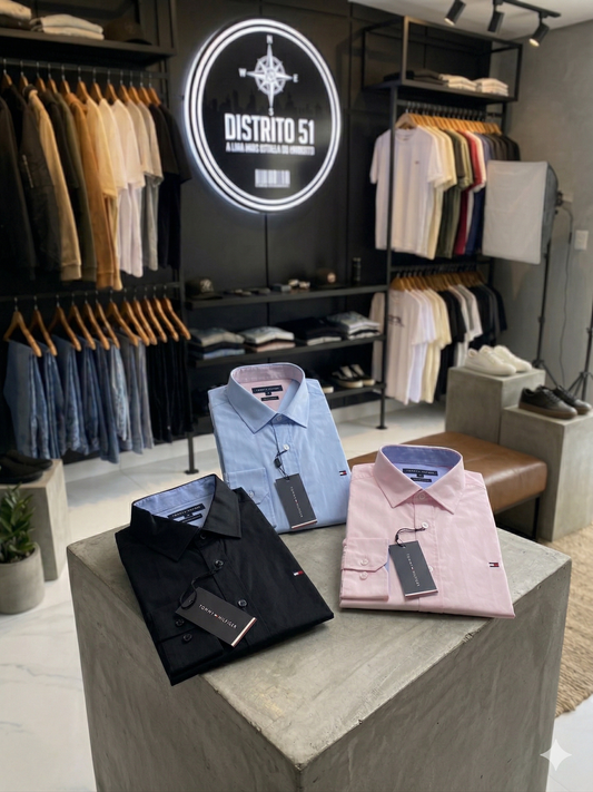 Camisa Social Tommy ( Pronta Entrega )