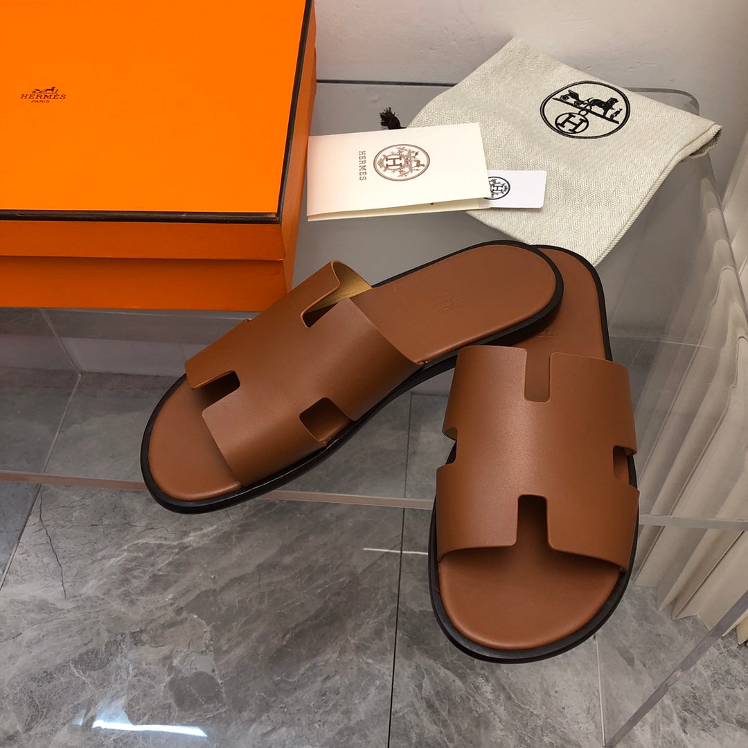 Hermes Izmir Sandal Gold Smooth Calfskin Leather (Pronta Entrega)Tamanho 43
