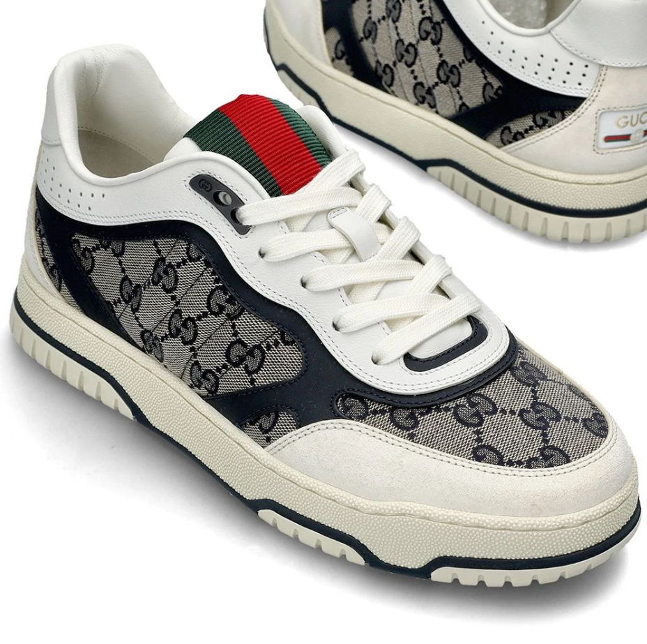 Tênis GUCCI Re-Web Black White GG