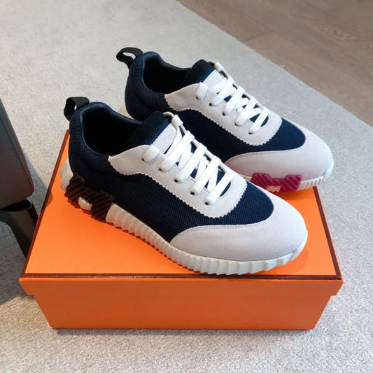 Tenis Hermès Bouncing Blue White