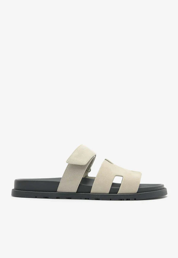 Hermes Chypre Sandal Noir Black Grey