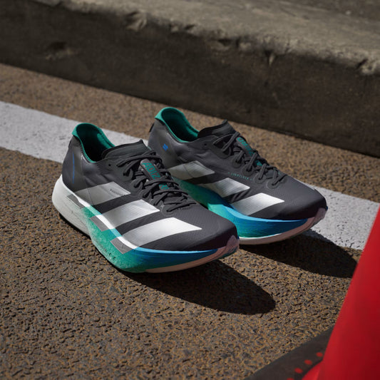 Tênis Adidas ADIZERO ADIOS PRO 4 Core Black / Matte Silver / Glory Green