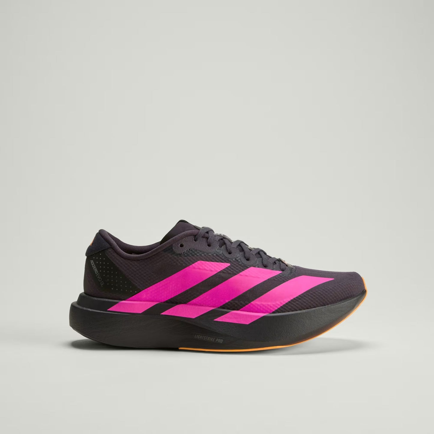Tênis Adidas Adizero EVO SL Aurora Black / Shock Pink / Lucid Tangerine