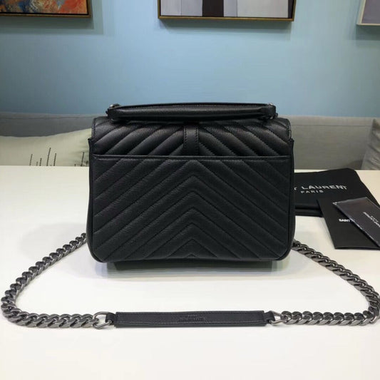 Yves Saint Laurent College Medium Black