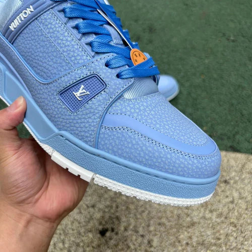 Louis Vuitton Trainer Light Blue White