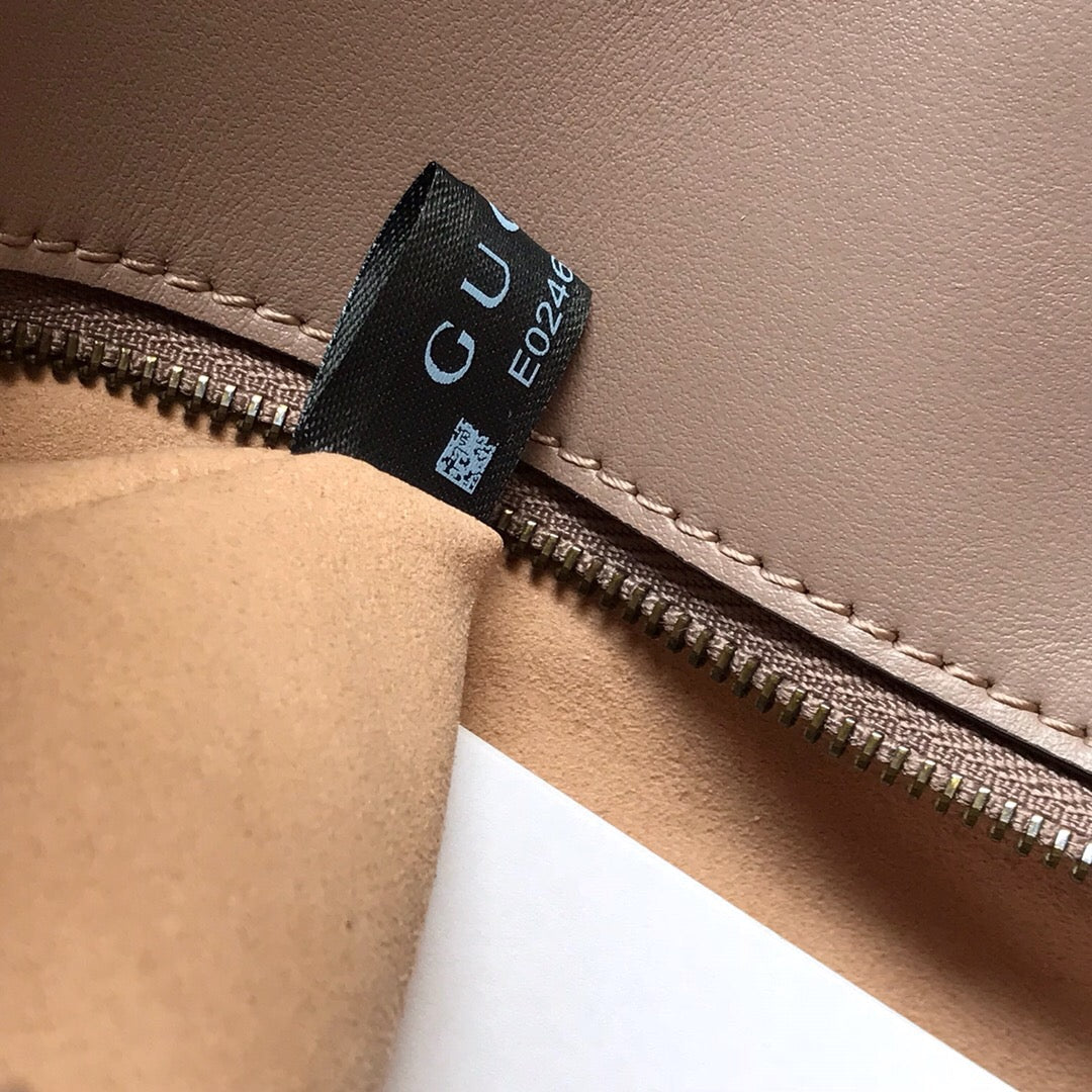 Gucci GG Marmont Small Matelasse Bag Nude