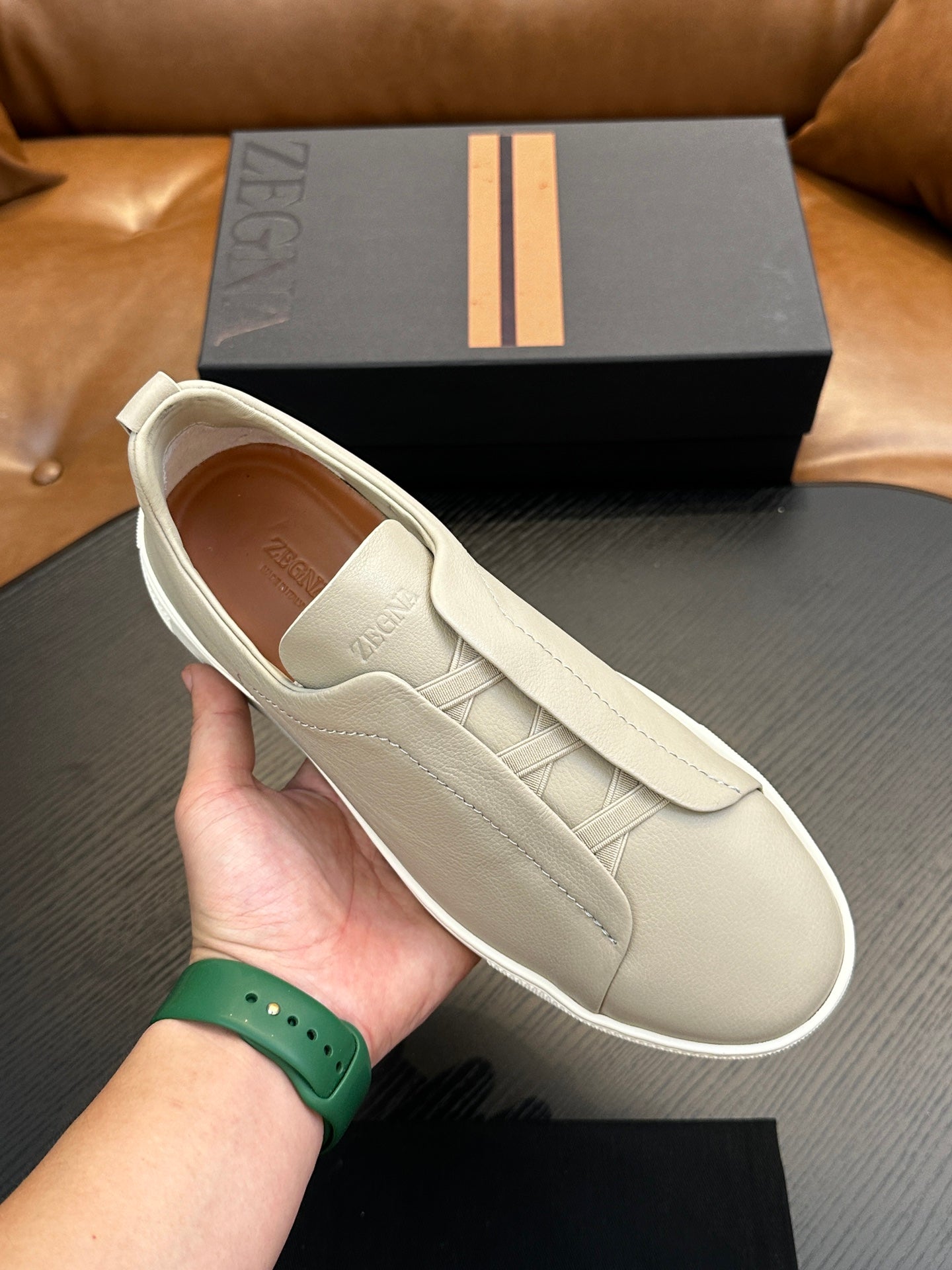 ZEGNA Triple Stitch Sneakers