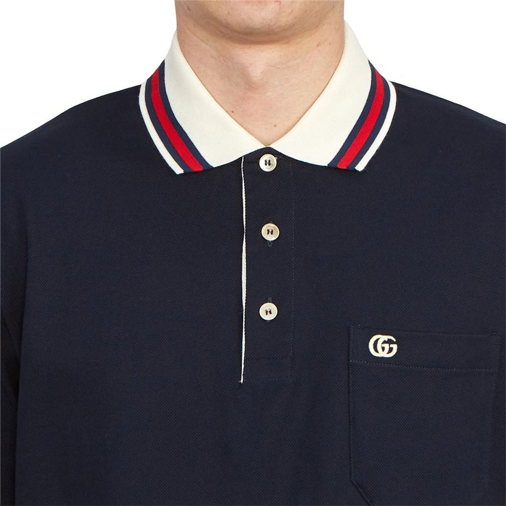 Polo Gucci Azul Marinho