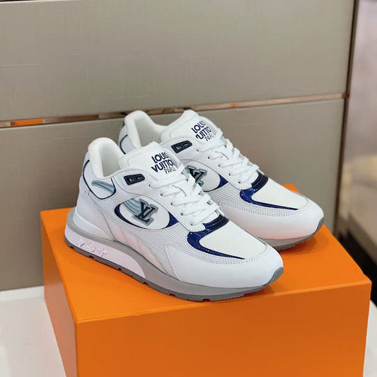 Run Away Sneakers White Blue