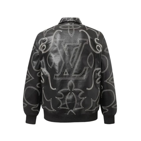 JAQUETA MONOGRAN LOUIS VUITTON "EMBROIDERED" Black