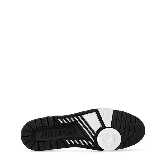 Louis Vuitton LV Trainer Low Velcro Strap Monogram Denim Black White