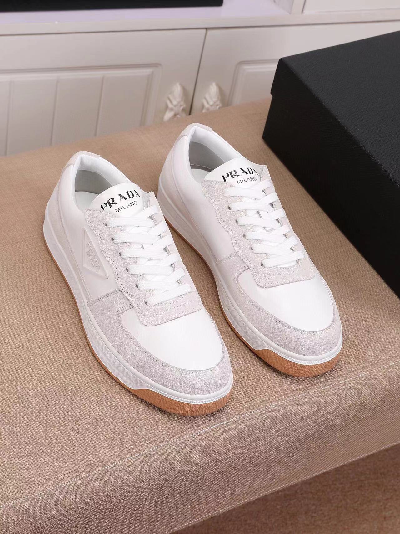 Prada Leather Sneakers