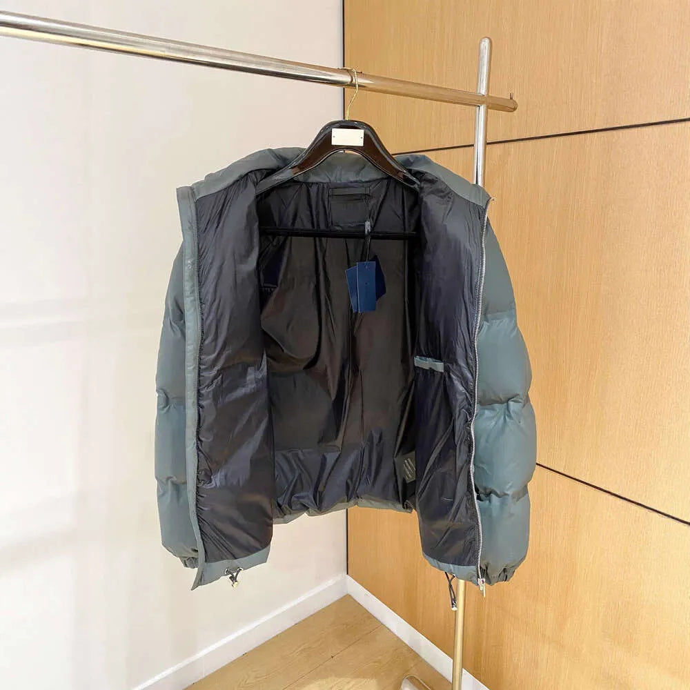 Jaqueta Prada Zip-Up Puffer Black