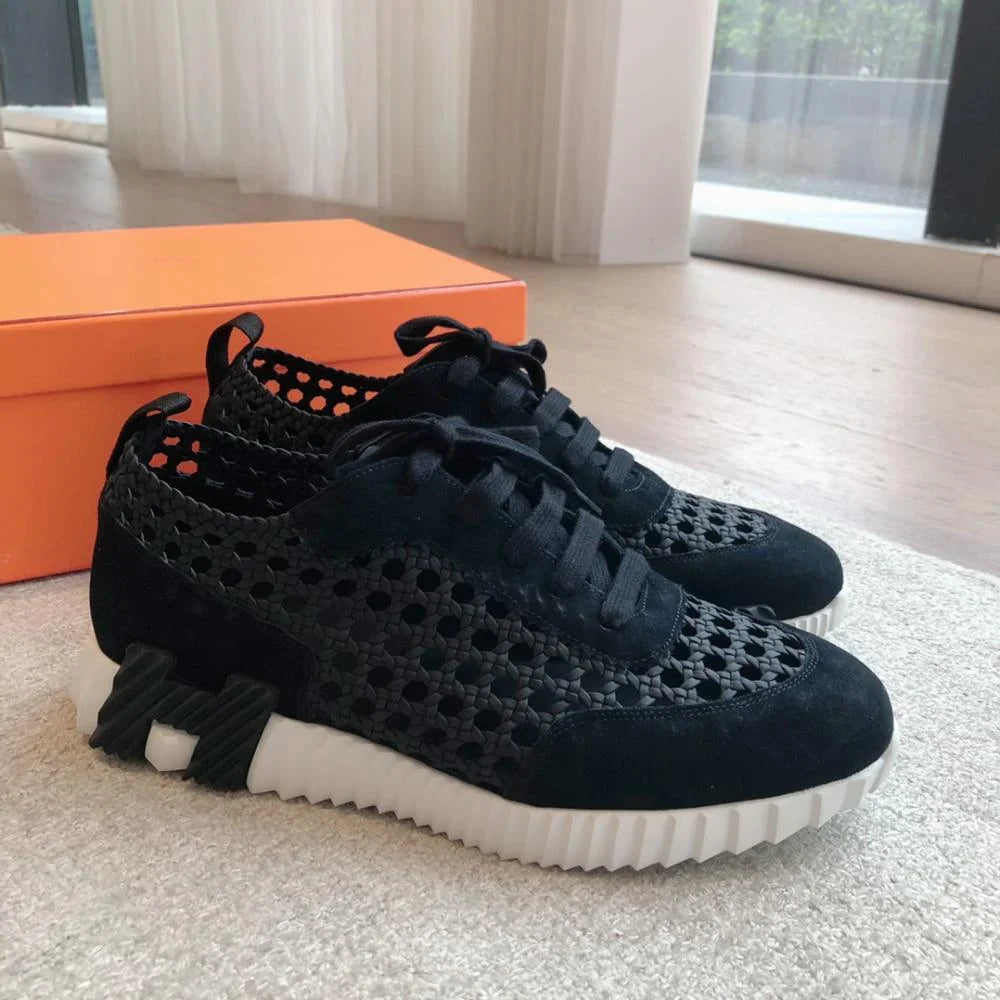 Tenis Hermès Bouncing Furado Black