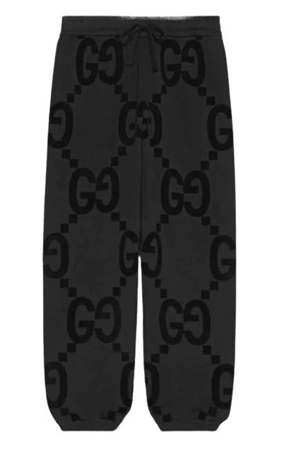 Calça Gucci GG Jumbo Moletom Black
