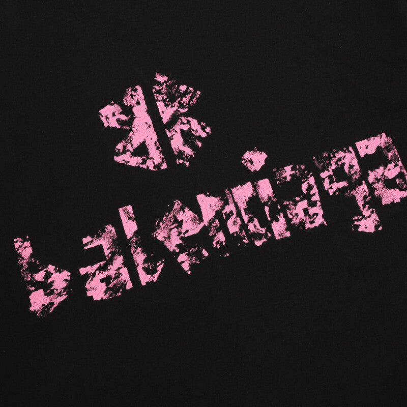 Camiseta Balenciaga Two BB Rose Black