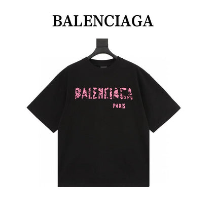 Camiseta Balenciaga Two BB Rose Black