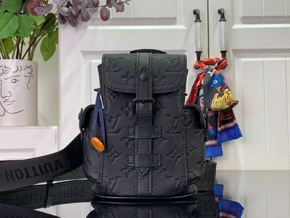 Bag Lv Nano Christopher Taurillon Monogram
