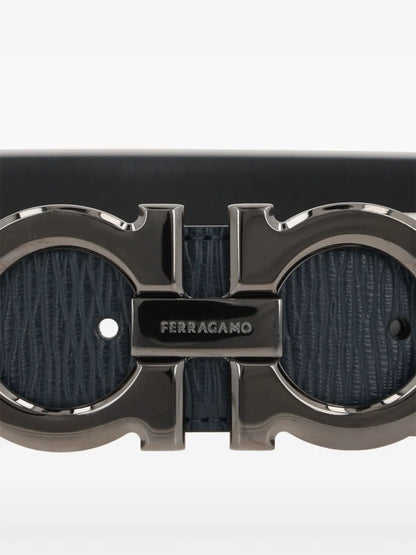 Cinto Ferragamo Gancini Marine Transparent