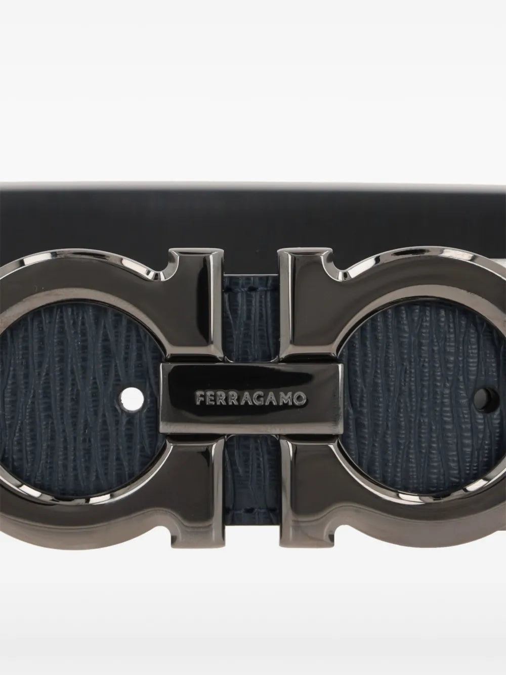Cinto Ferragamo Gancini Marine Transparent