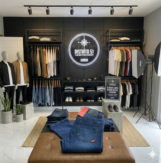 Calça Jeans Escuro Diesel ( Pronta Entrega )