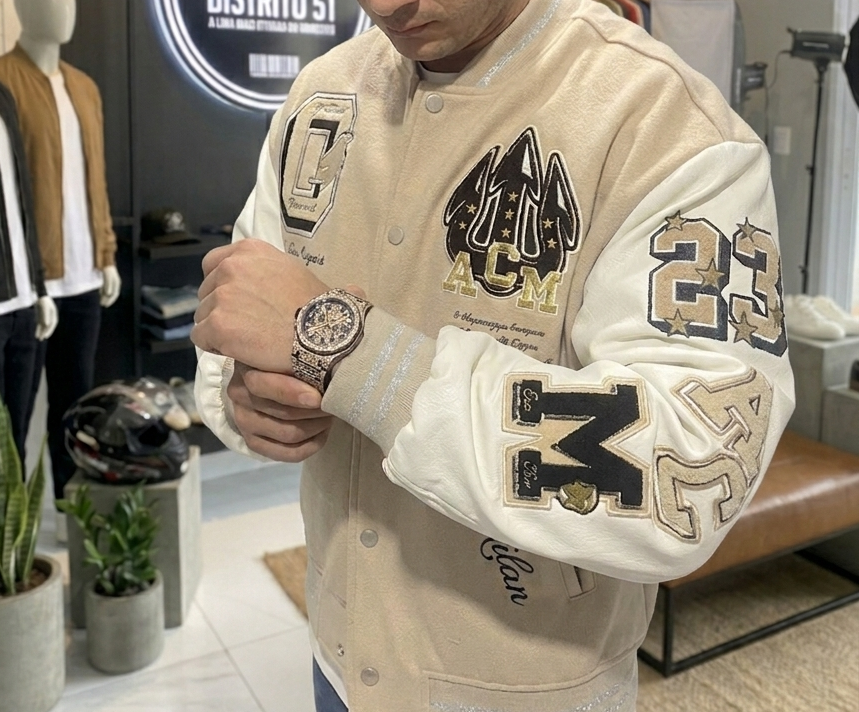 JAQUETA  Off-White Varsity Milan Abloh
