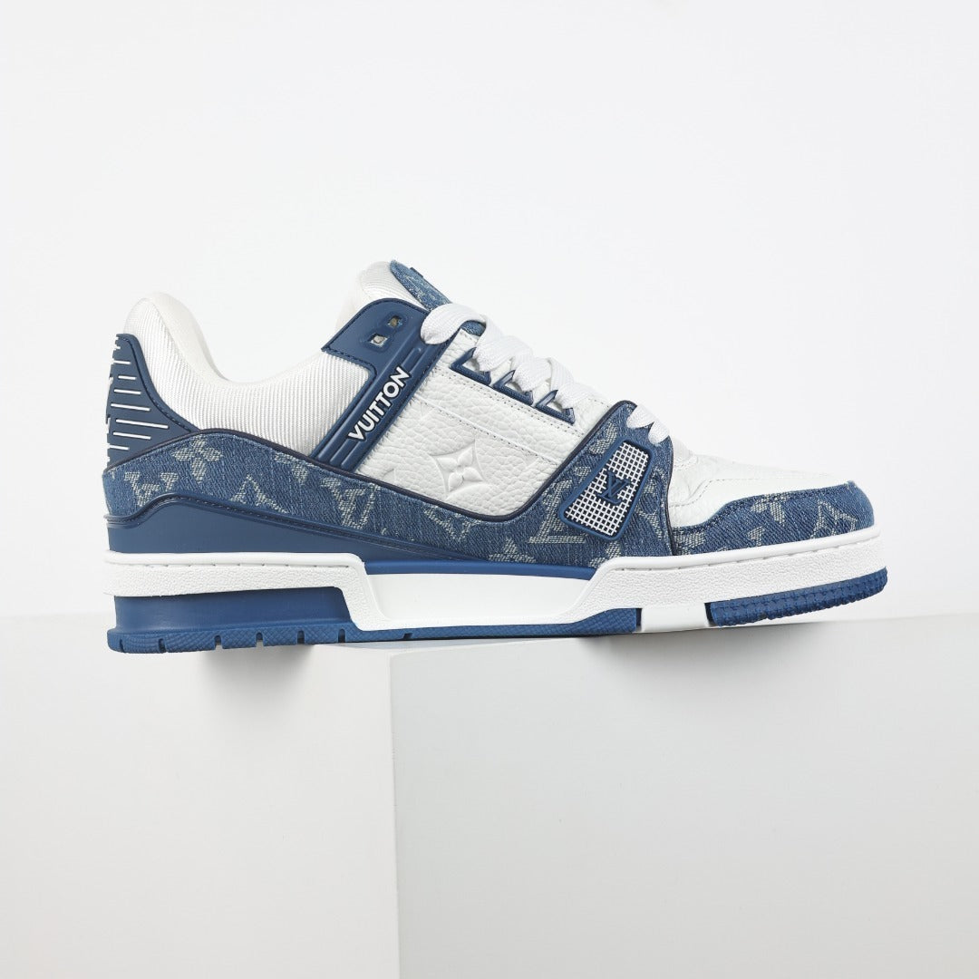 Louis Vuitton Trainer Blue Denin