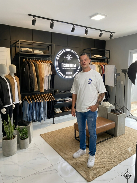 Camiseta Oversized LA ( Pronta Entrega )