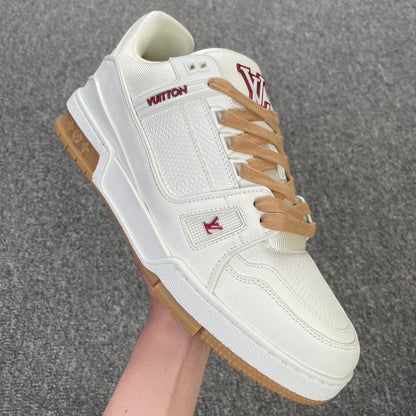 LV Trainer - White/Beige/Red
