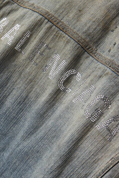 Jaqueta Balenciaga Distressed Jeans