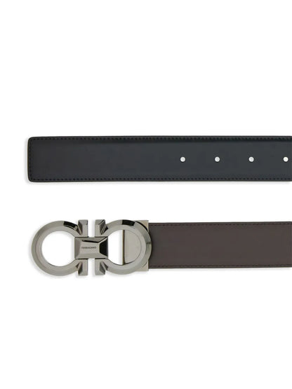 Cinto Ferragamo Gents Dupla Face Gold