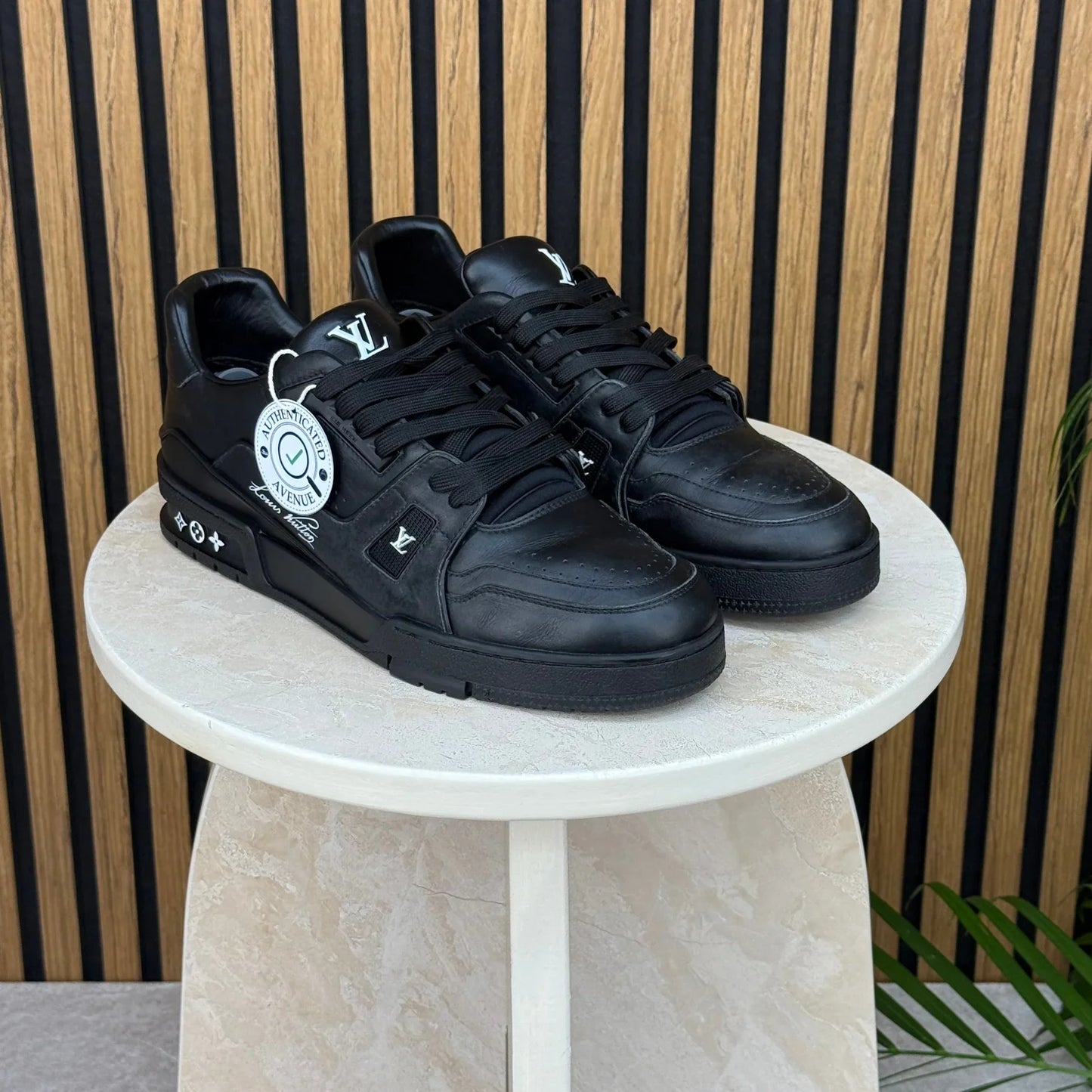 Louis Vuitton Trainer Triple Black Monogram