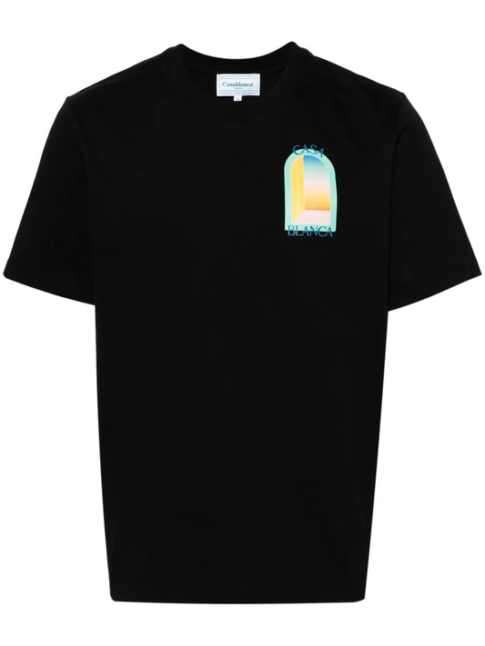Camiseta CasaBlanca L'Arche De Nuit de algodão