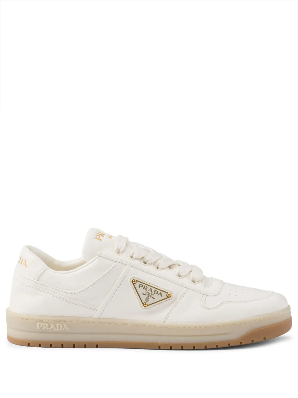 Prada Tênis Downtown Nappa De Couro Leather