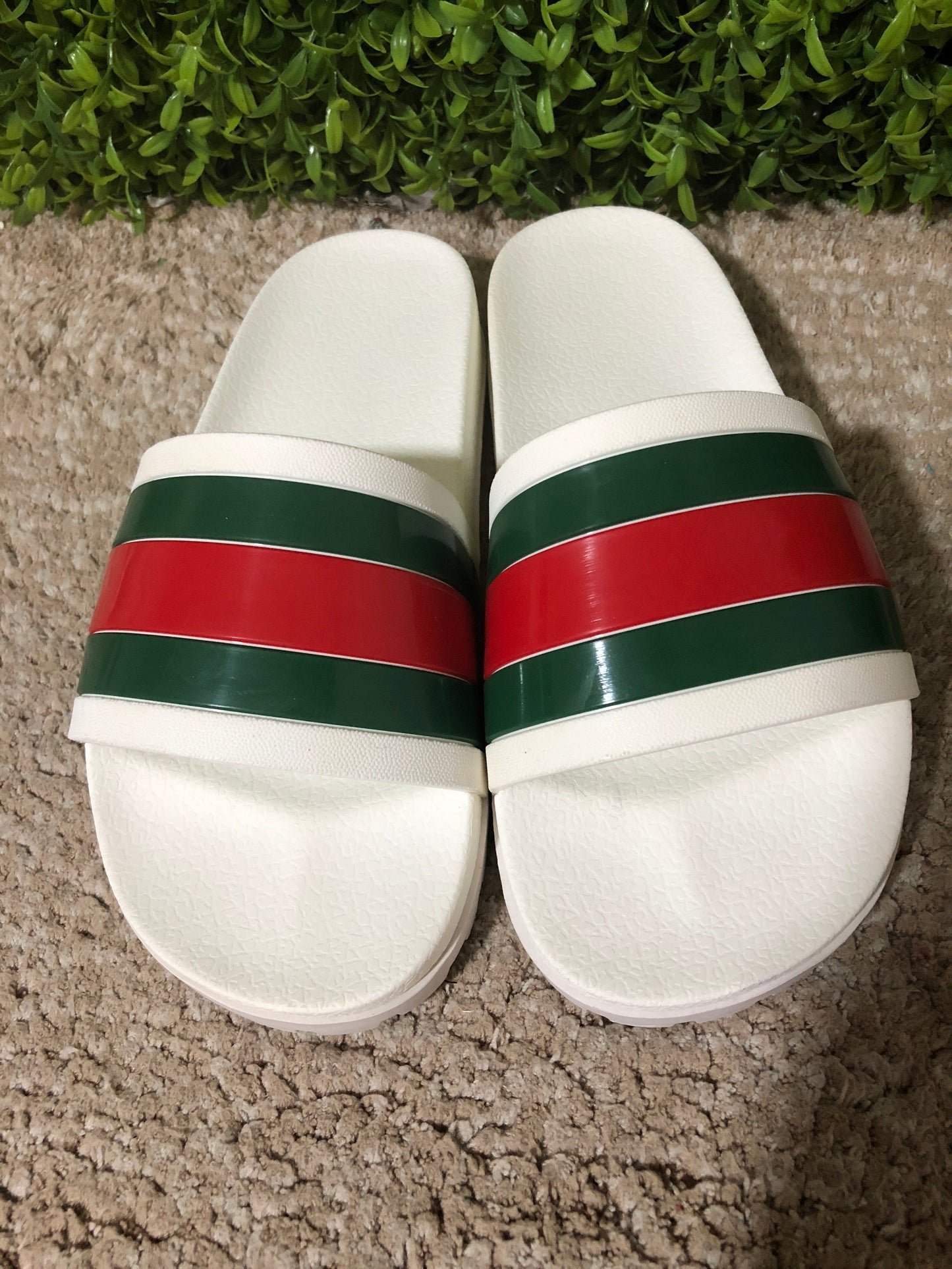 Gucci Web Slide ChineloWhite