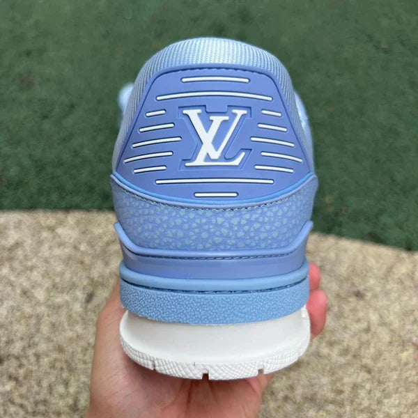 Louis Vuitton Trainer Light Blue White