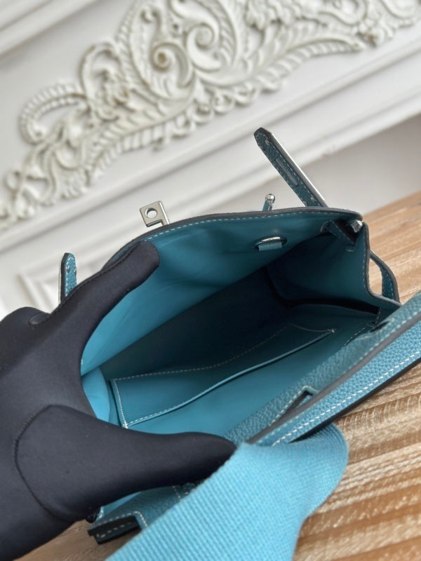 Bolsa Hermes Horseback Bag Blue