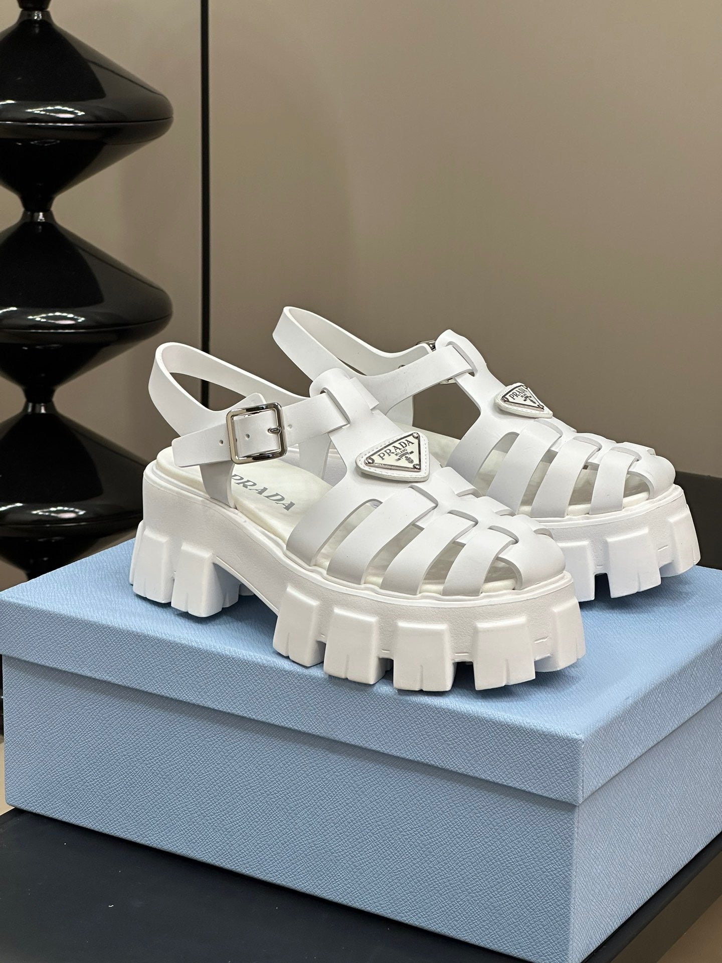 Prada Monolith White