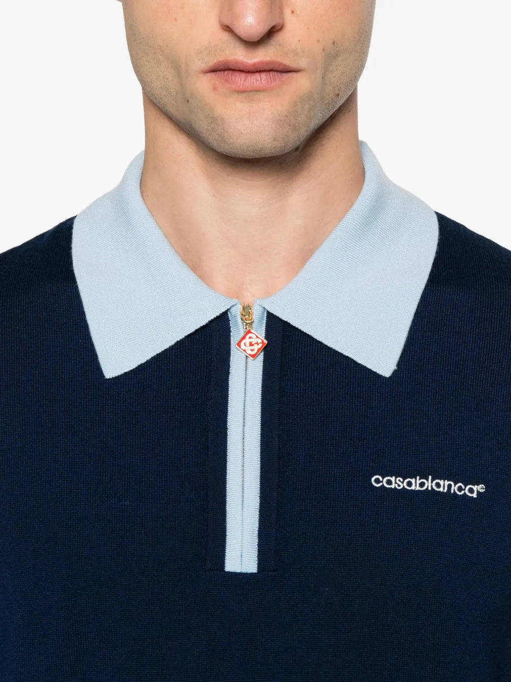 Camiseta Casablanca Blue Cyan