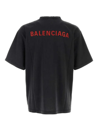 Camiseta Balenciaga Logo Red