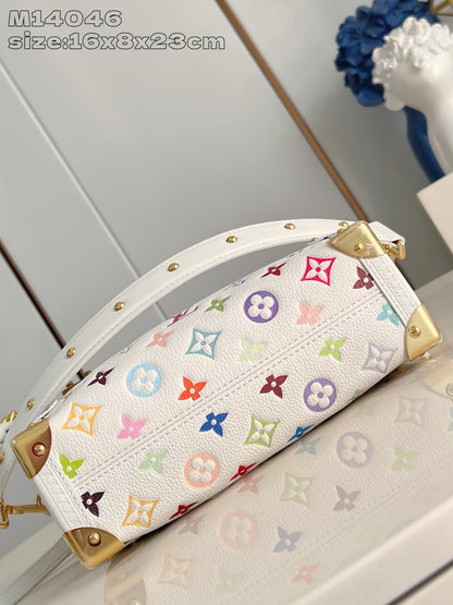 LV x TM Side Trunk MM White Multicolored