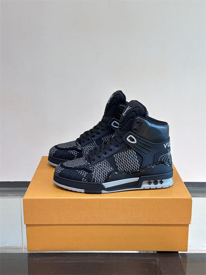 Tenis Louis Vuitton High Top Black
