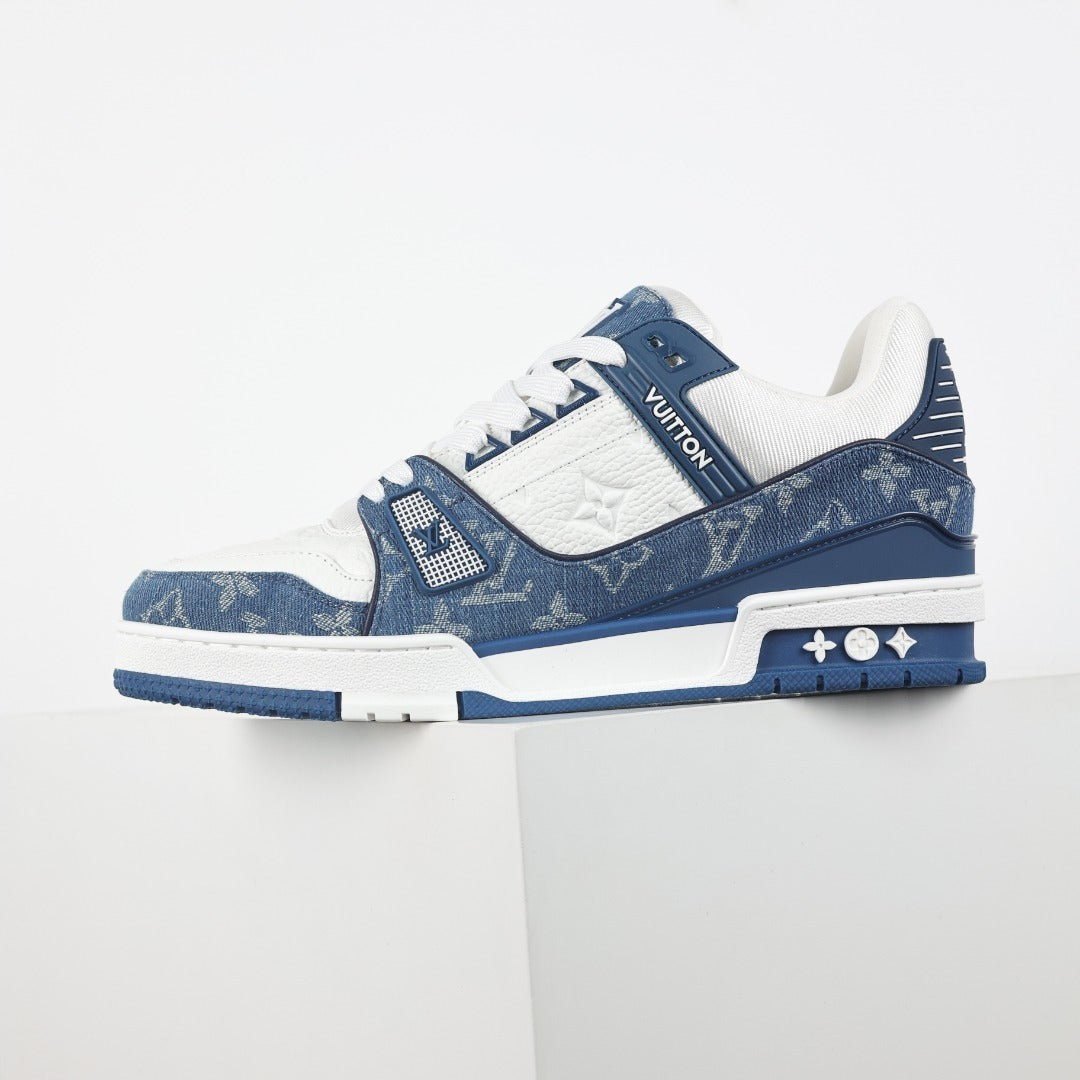 Louis Vuitton Trainer Blue Denin