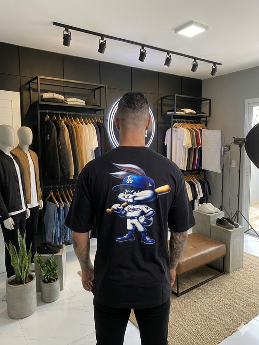 Camiseta Oversized LA ( Pronta Entrega )